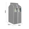 Hanging Garment Bags For Closet Storage, With Clear Pvc Window 1pcs
