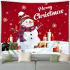 Christmas Cute Snowman Christmas Tree Tapestry Bedroom Living Room Home Christmas Decoration Tapestry