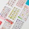 Creative Set of 6 Pieces of Japanese Paper Stickers Student Diy Hand Account Stickers Stationery Store Small Gifts Children's Cartoon Stickers