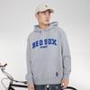 MLB College Style Series Sweatshirts Unisex Gray Hooded Moderate Regular 3AHDV0134-43MGS