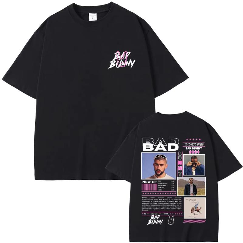 Rapper Bad Bunny Nadie Sabe Lo Que Va A Pasar Unisexana Music Album Graphic Tshirts Unisex Women Hip Hop Vintage Oversized T Shirts