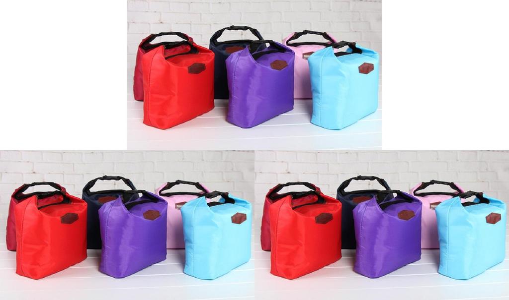 Trendy Cooler Bag With Insulation And Nylon Fabric For Work And Outdoor