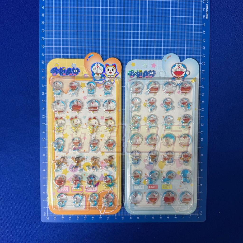 Neue Doraemon 3D Stereoskopische Kristall Aufkleber Kinder Kreative Handbücher Stereoskopische Dekorations Aufkleber