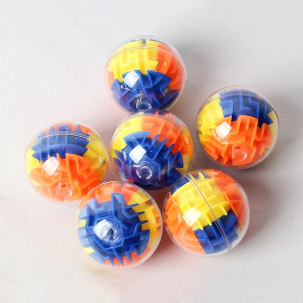 Round Speed Cube Labyrinth Rolling Ball Toys Mini Speed Rolling Ball Game Maze Toy  Learning Toy