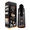 400mL (A) - Collageen Arganolie Plantenkleur-Veranderend Shampoo, Voedend Haar, Zwart Kleurend en Kleur Fixerend
