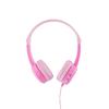 Casque audio filaire sécurisé pour enfant Buddyphones TRAVEL Rose