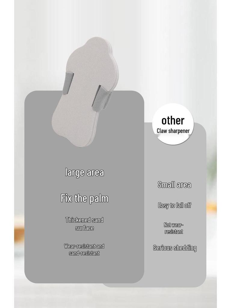 Pet Nail Sandboard: Dog & Cat Nail File, Trimmer, Grinder & Scraper
