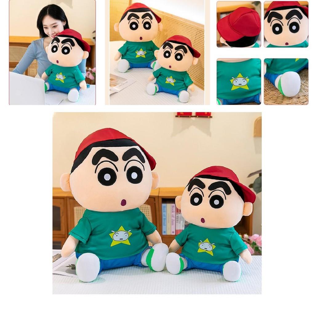 Adorable Crayon Shin Chan Plush Toy In Hoodie Design Soft And Cuddly Doll For Kids