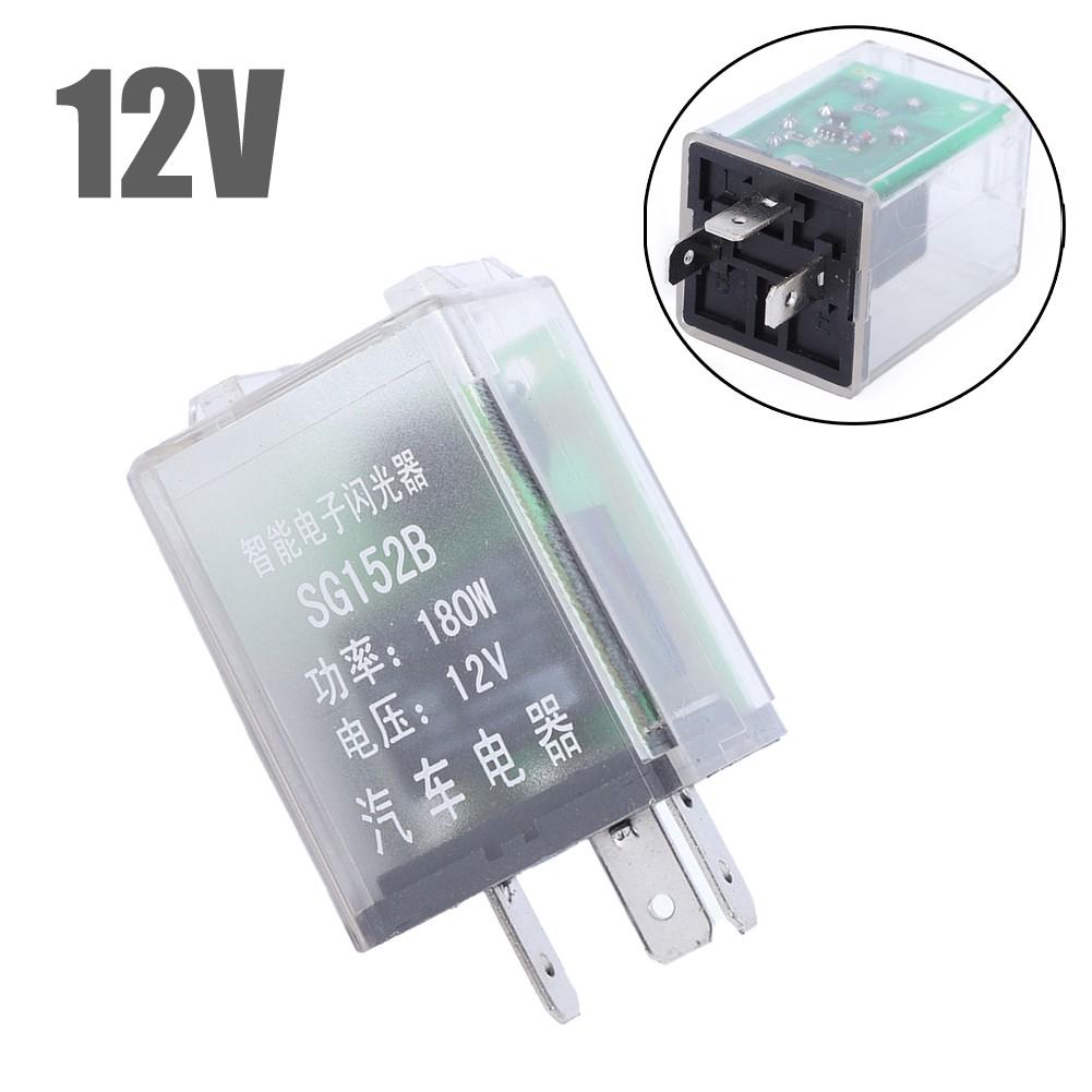 

Flasher Relay Plastic & Metal Turn Signal Light 12V 3Pin