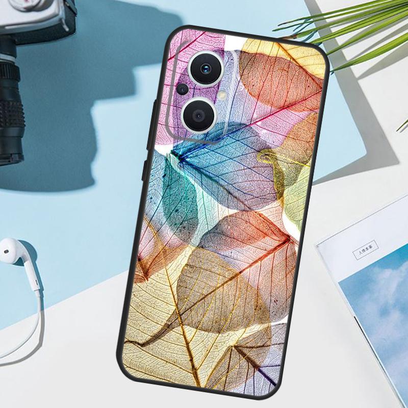 Colorful Leaves Cover For OPPO Reno 14F 13F 12F 11 F 10 12 13 14 Pro 7 8 Lite OPPO Find X9 X8 X6 X5 Pro Case