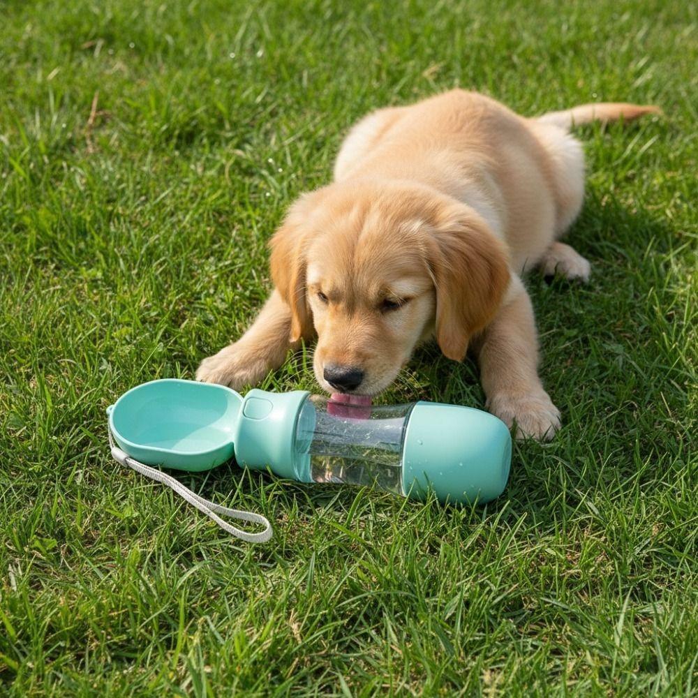 Leak-proof Outdoor Dog Water Bottle Sealed Pet Travel Cup Dog Water Food Cup  Garden