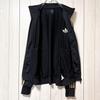 [USED] Adidas Track Jacket with Embroidered Trefoil Logo and Brushed Lining
