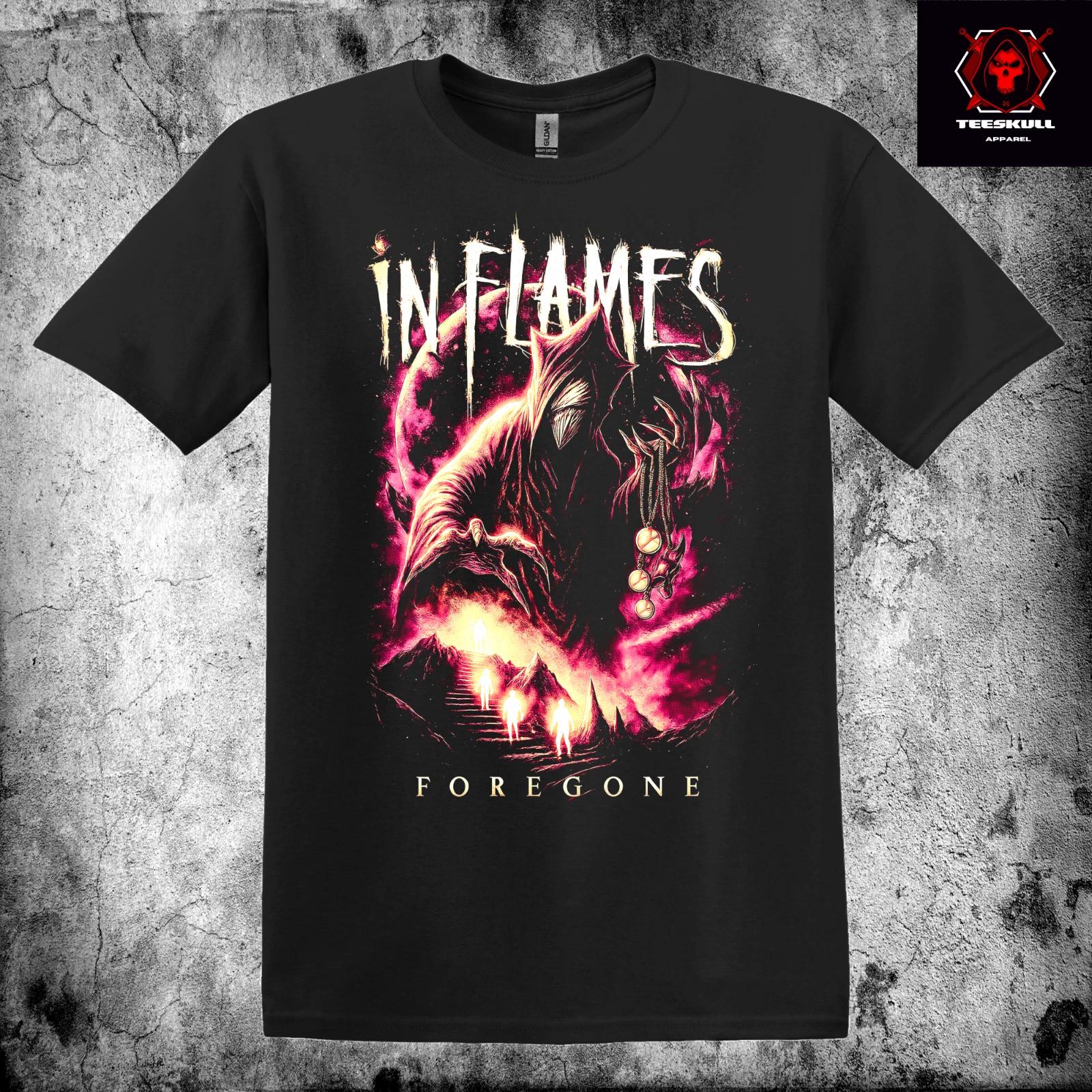 In Flames Foregone Heavy Metal Rock Band Unisex Premium Cotton T-Shirt L