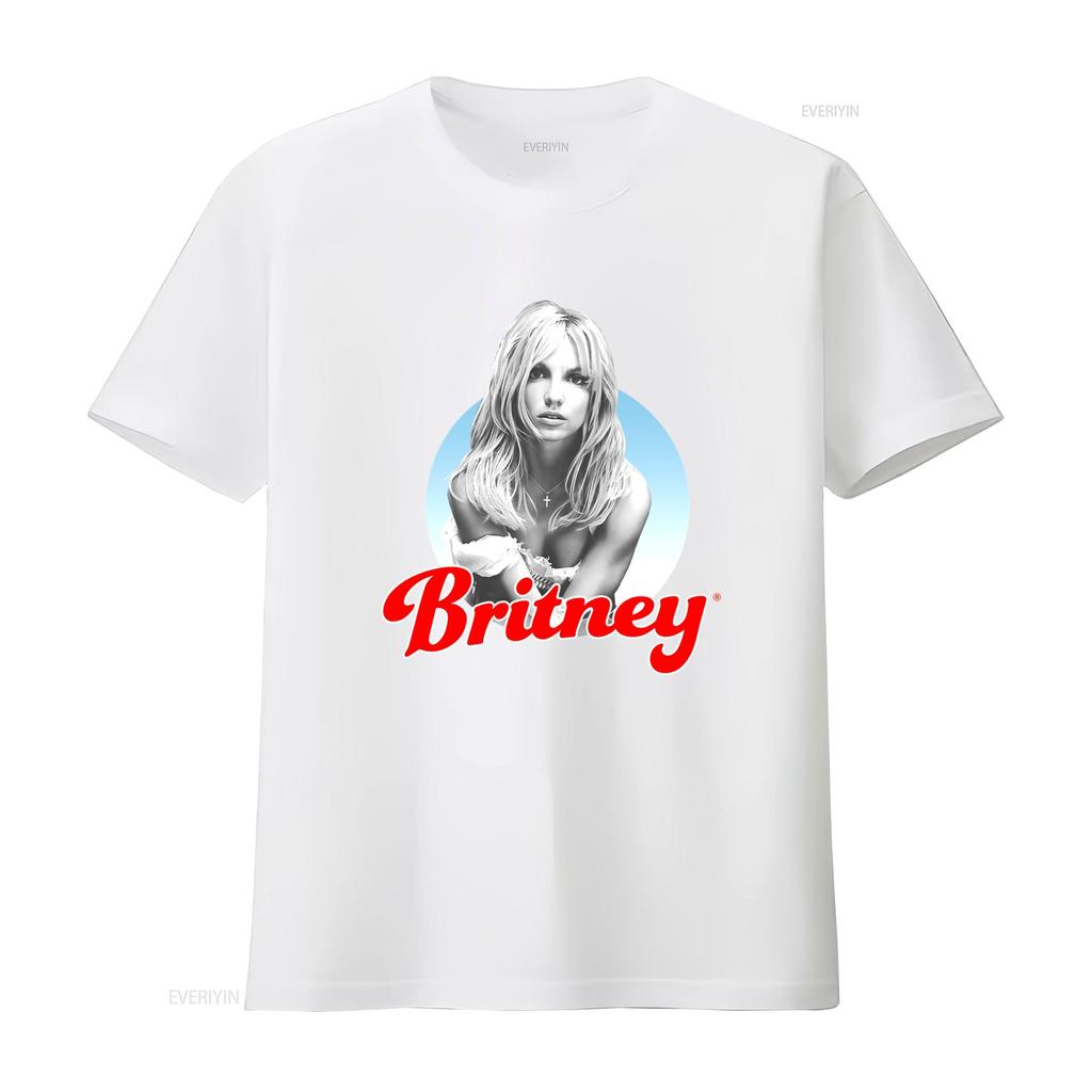 NEW Vintage Britney Spears Print Mens T Shirt Available in Full Sizes S 4XL vintage Washed Breathable Casual designer clothes