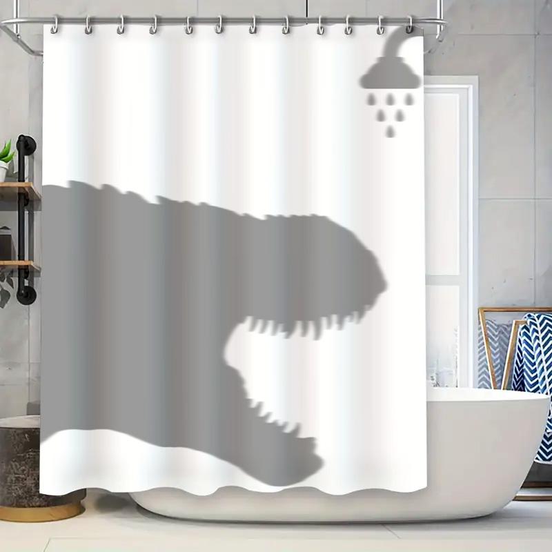 

Bright Floral Printed Shower Curtain Bathroom Decor W60H190(CM)-1 Pcs