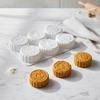 6 Cavities Auspicious Clouds Mooncake Mold Silicone Mung Bean Cake Mold Candle