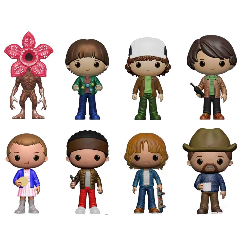 4 Stil Anime Fremde Figur Jane Ives/Will Byers/Mike Wheeler Actionfigur Cosplay Vinylornament Figuren Spielzeug Geburtstagsgeschenk