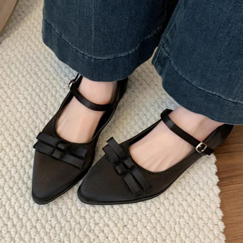 Fashion Leopard Pointed Toe Women Loafers Shoes Flats Casual Shoes Summer Fashion Shallow Woman Sandals 2025 Trend Lolita Ladies Shoes