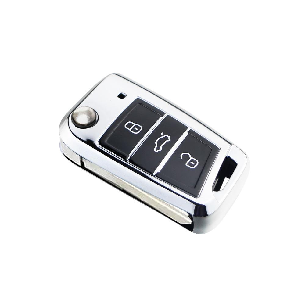 Soft Tpu Car Key Case Cover For Volkswagen For Vw Golf 7 Mk7 Seat Ibiza Leon Fr 2 Altea Aztec For Skoda Octavia