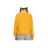 Puma Color Block Logo Printed Sports Crewneck Sweatshirt Women Sweatshirt Yellow 531382-37