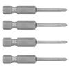 10Pcs Cross Electric Screwdriver Bits Magnetic Alloy Steel Replacement Parts 2.5mm