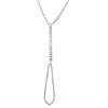 Geometric Water Drilled Hand Chain Jewelry For Women With Gold Or Silver Plating For Gift