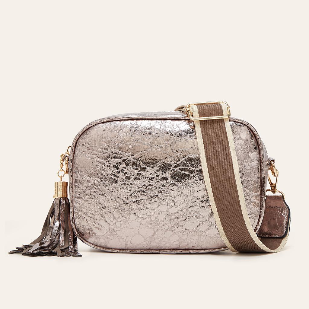 Guangzhou women's bag new niche highend style shoulder messenger bag small square bag camera bag