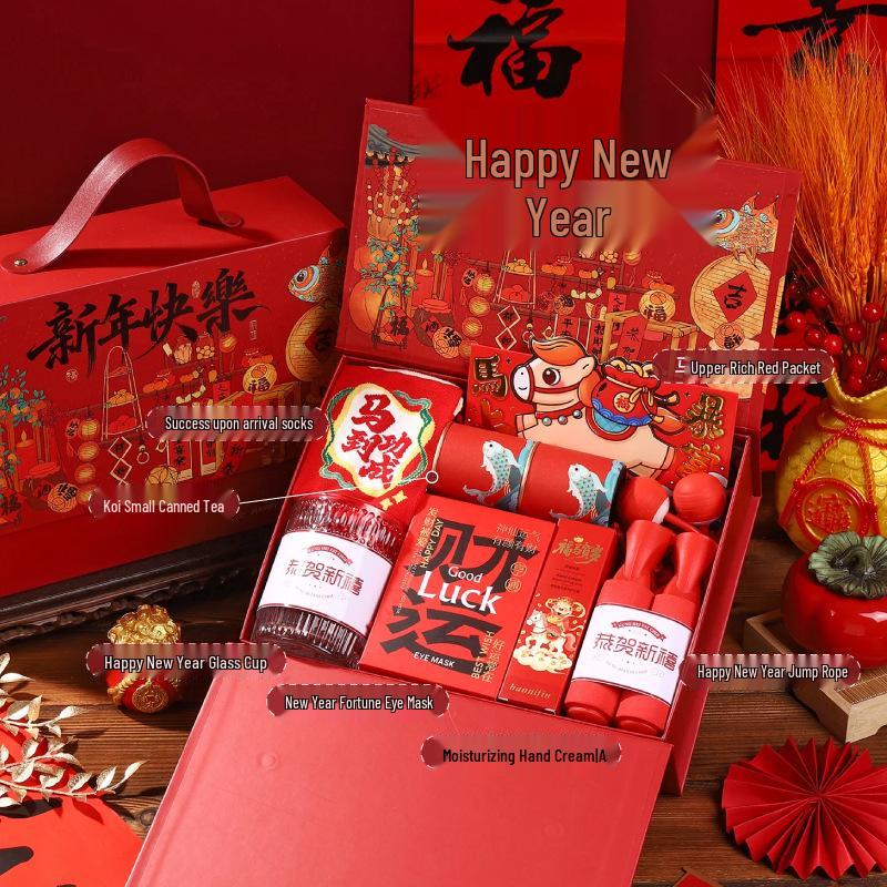 2026 Jahr des Pferdes Firmen-Neujahrs-Souvenir-Geschenk für Mitarbeiter: Individuelles praktisches Frühlingsfest-Souvenir