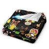 Steal a Brainrot Game Blanket Flannel  Super Soft Throw Blanket for Bedroom Sofa Bedspread