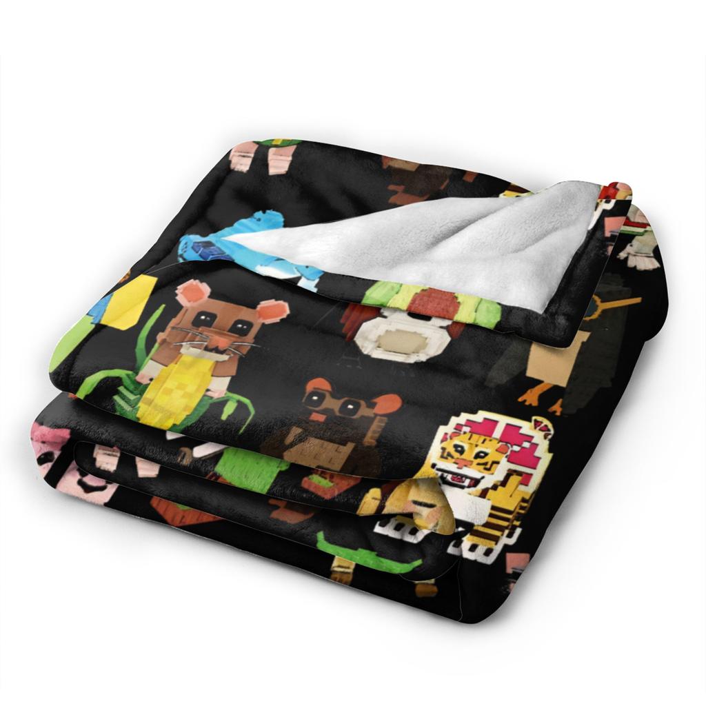 Steal a Brainrot Game Blanket Flannel Super Soft Throw Blanket for Bedroom Sofa Bedspread