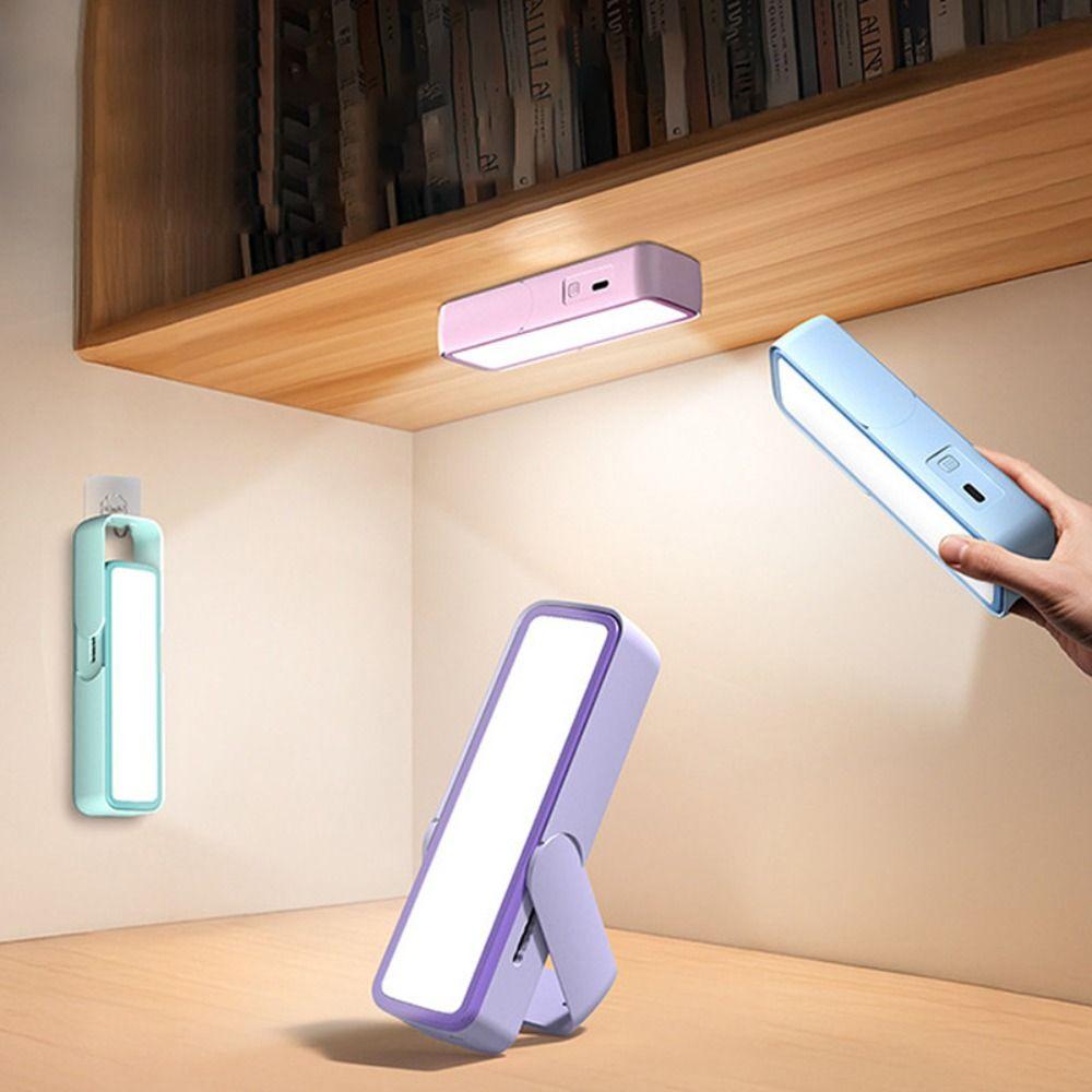 

3 Gears Desktop Lamps USB Bedside Lamps New Reading Lamp for Cabinet Wardrobe синій