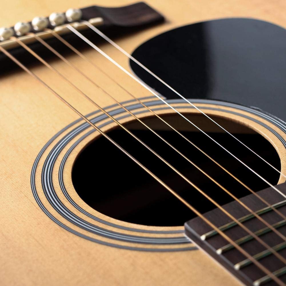 Acoustic Guitar String Stainless Easy To Stringed Instrument Accessories 6-String Set, Steel, Anti-Oxidation & Rust-Resistant, Use,