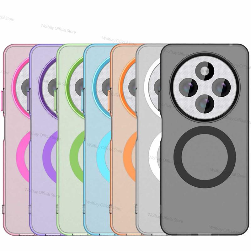 For Xiaomi Redmi A4 5G Case Magsafe Wireless Charging Cover Xiaomi Redmi A4 5G Matte TPU Protector Phone Bumper Xiaomi Redmi A4