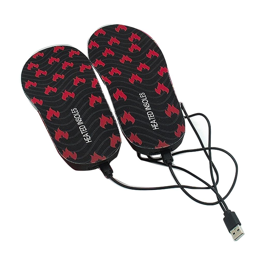 Heated Shoe Insoles Cold Weather Shoe Inserts Adjusted Temperature Wireless Foot Warm for Hunting Hiking Camping
