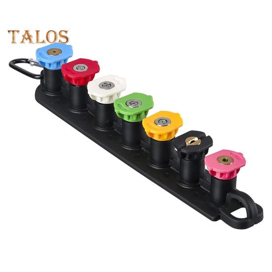 

1 комплект насадок для мойки высокого давления с держателем насадки Насадка для мойки высокого давления Быстросменная насадка для мойки высокого давления 1/4 дюйма Быстроразъемное соединение 4000 фунтов на квадратный дюйм Над распылительной насадкой Моечн