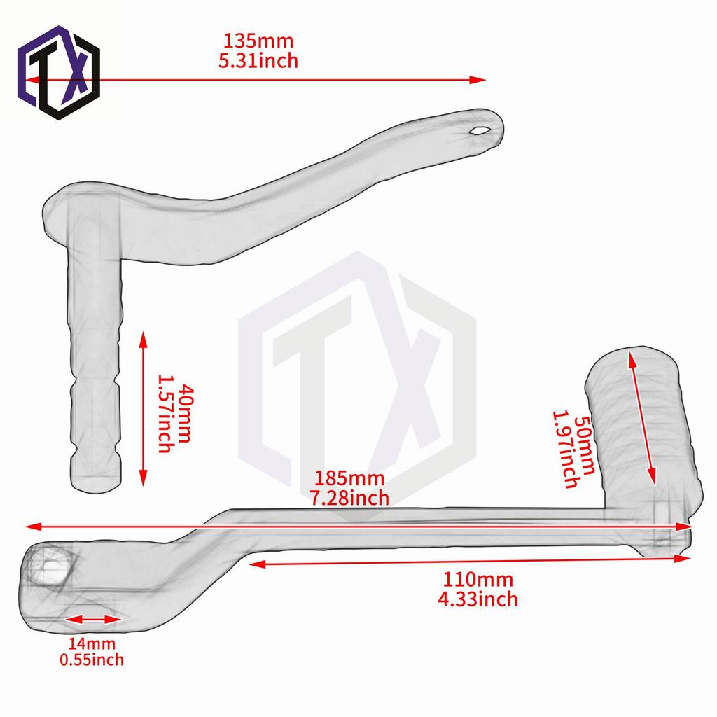 Compatible With Harley 18+ Softail Models: Fat Boy, Street Bob, Heritage, Breakout - Modified Front & Rear Heel-Toe Shift Levers