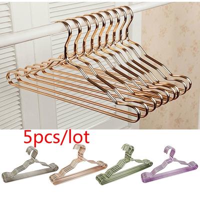 5 Pcs/set Suit Clothes Rack Aluminum Alloy Clothes Adult Rack Slip-seamless Cloth Hanger