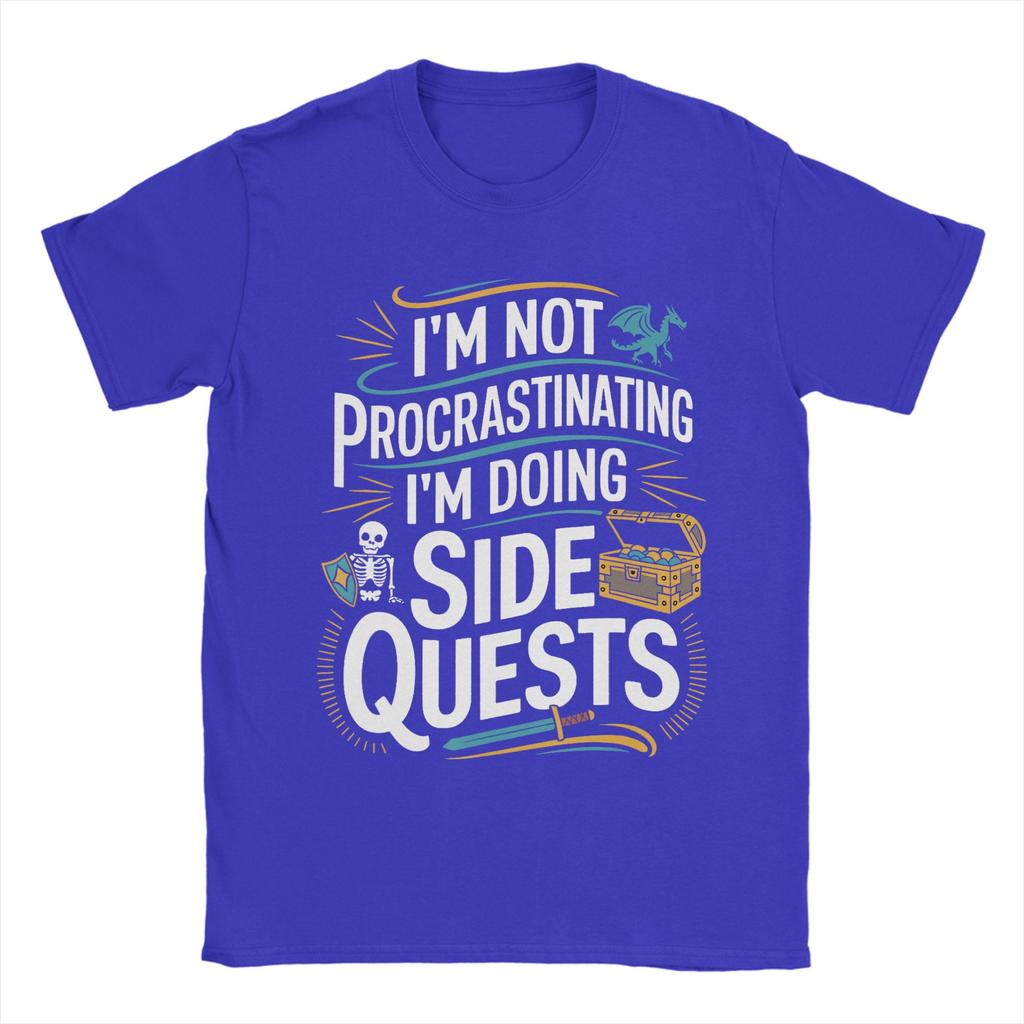 Neck Humorous Gaming Graphic Unisexs T Shirts Vintage Tees Short Sleeve Round Neck TShirts Pure Cotton 4XL 5XL 6XL Clothing