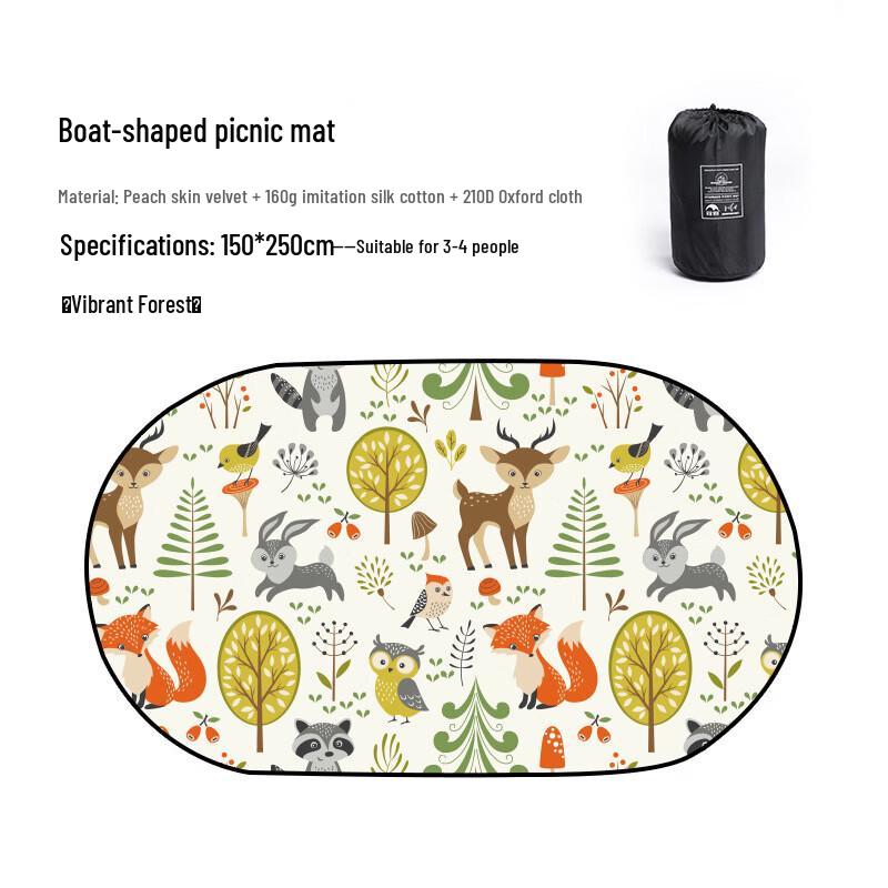 

Vibrant Forest Outdoor Picnic Mat 3-4 Person