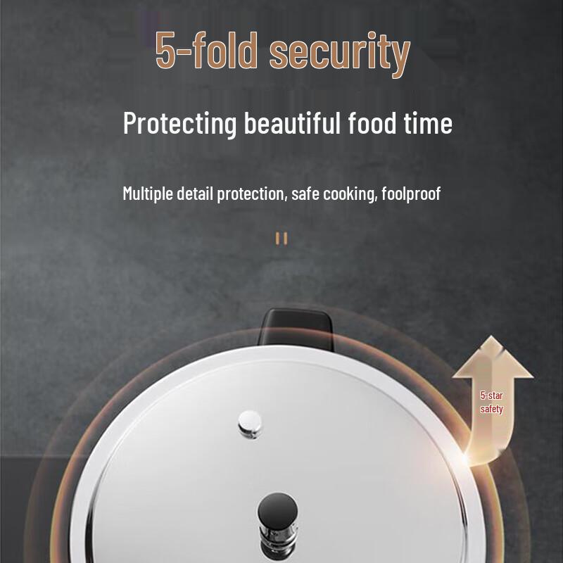 Supor 24cm 7L 304 Stainless Steel Pressure Cooker