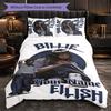Billie Eilish Individuelles Namens-Text-Bettwäscheset, 1 Bettbezug & 2 Kissenbezüge Personalisierte Schlafzimmer-Geschenk