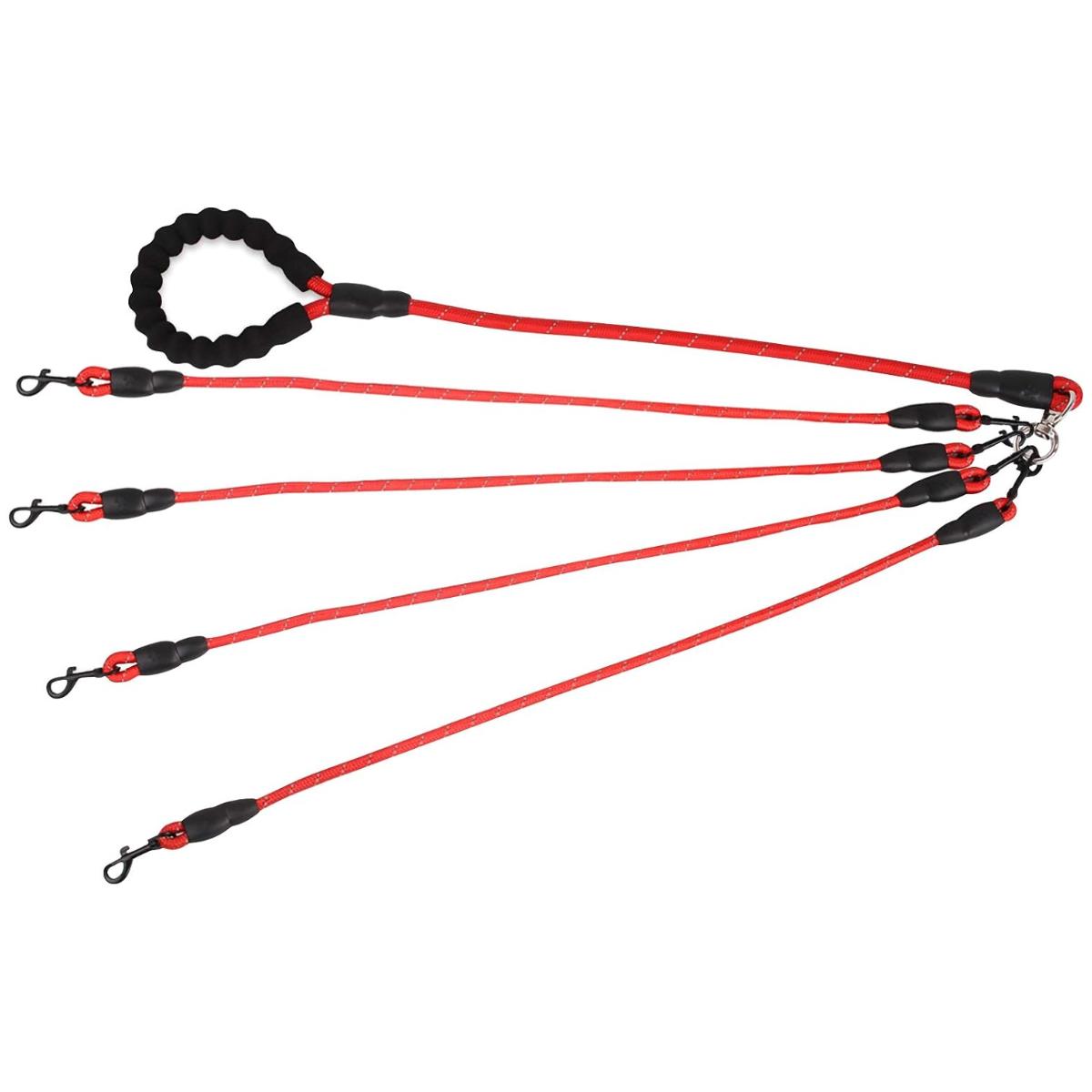 4-Dog Tangle-Free Leash – Detachable Independent