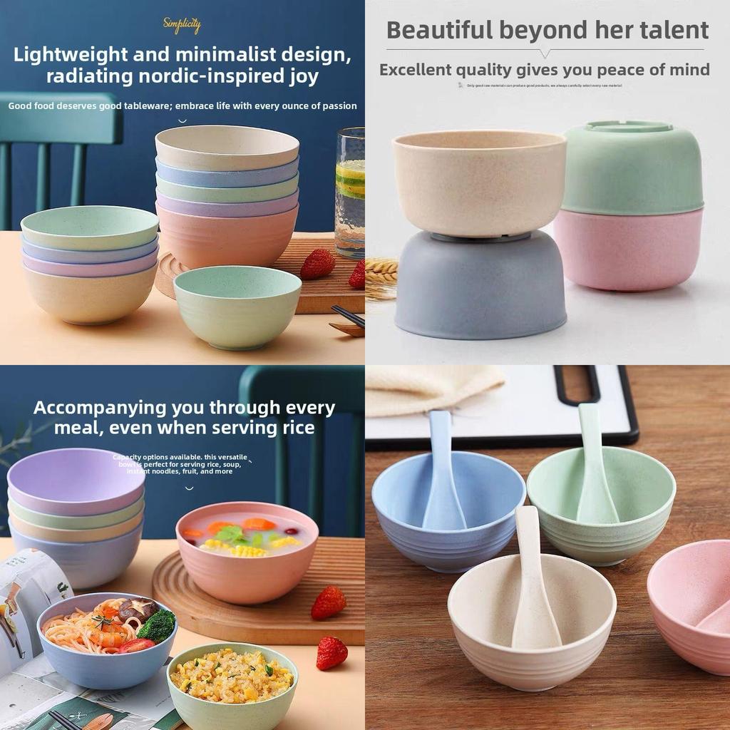 Nordic Kids Dinner Bowl Plastic Unbreakable With Smooth Surface For Childrens Meals