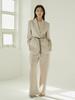 NOUVE Curved Tailoring Pants - Ash Beige