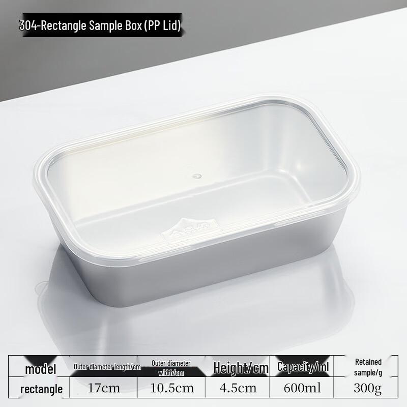 304 Stainless Steel Food Sample Preservation Box