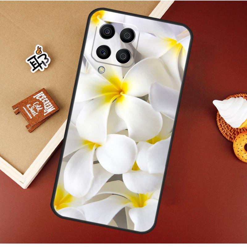 Tropical Paradise Hawaiian Flower Case For Samsung Galaxy M51 M31 M21 M11 M16 M36 M56 M53 M12 M32 M52 M15 M35 M55 M14 M34 M54