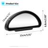 2 Degree 360 Wide Piece Angle Side Car Blind Spot Convex Mirror Automibile Exterior Rear View Parking Mirror Safety Accessories