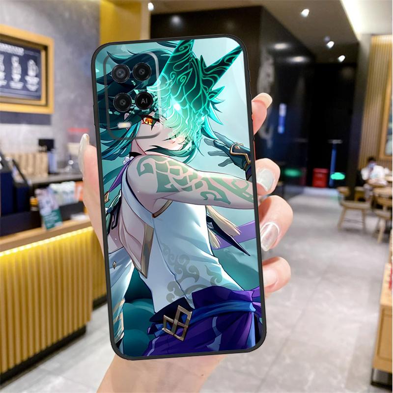 Genshin Impact Xiao Case For Oppo A96 A76 A16 A17 A18 A60 A80 A40 A38 A58 A78 A98 A94 A74 A54 A15 A57 A77 A5 Pro