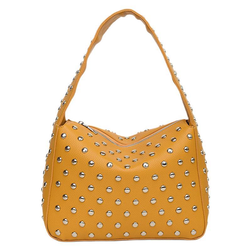 Willow nail portable shoulder underarm bag 2025 new trendy heavy industry personalized locomotive bag handbag