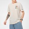 Puma Fun Print Sports Crew Neck Short Sleeve T-Shirt Men Tops Beige 532612-75